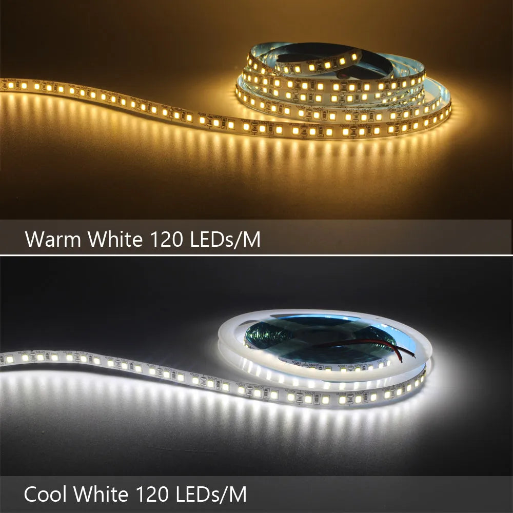 Tira LED 12V SMD 2835 - Luz Cálida para Decorar