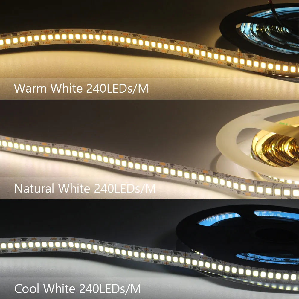 Tira LED 12V SMD 2835 - Luz Cálida para Decorar