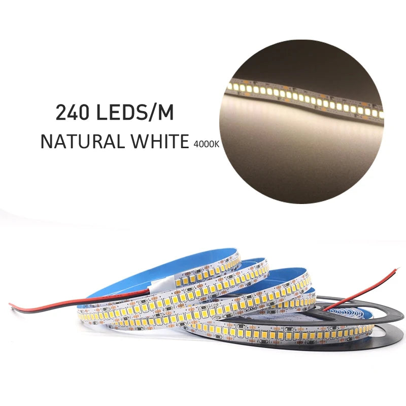 Tira LED 12V SMD 2835 - Luz Cálida para Decorar