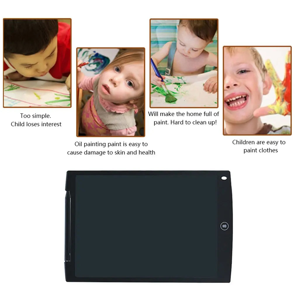 Pizarra LCD Digital 8.5 Pulgadas — Tableta de Escritura y Dibujo Electrónica Portátil Ultrafina