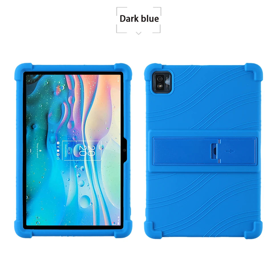 Funda Silicona para TCL Tab 10 5G / Tab 10S 10.1" — Con Soporte PC, Ideal para Niños (9080G/9081X/9183W)