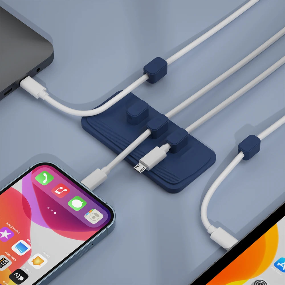 Organizador Magnético de Cables - 4 en 1