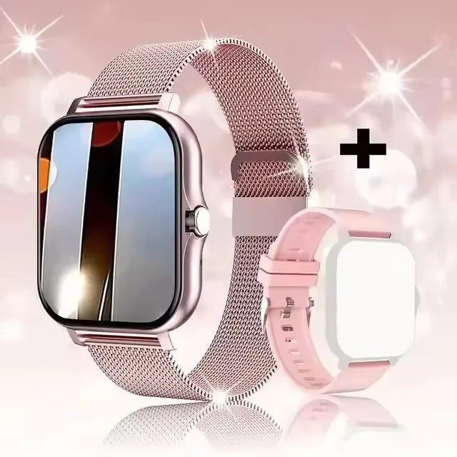Smartwatch Pantalla Táctil 2.01" con Llamadas Bluetooth – Compatible con iPhone y Android