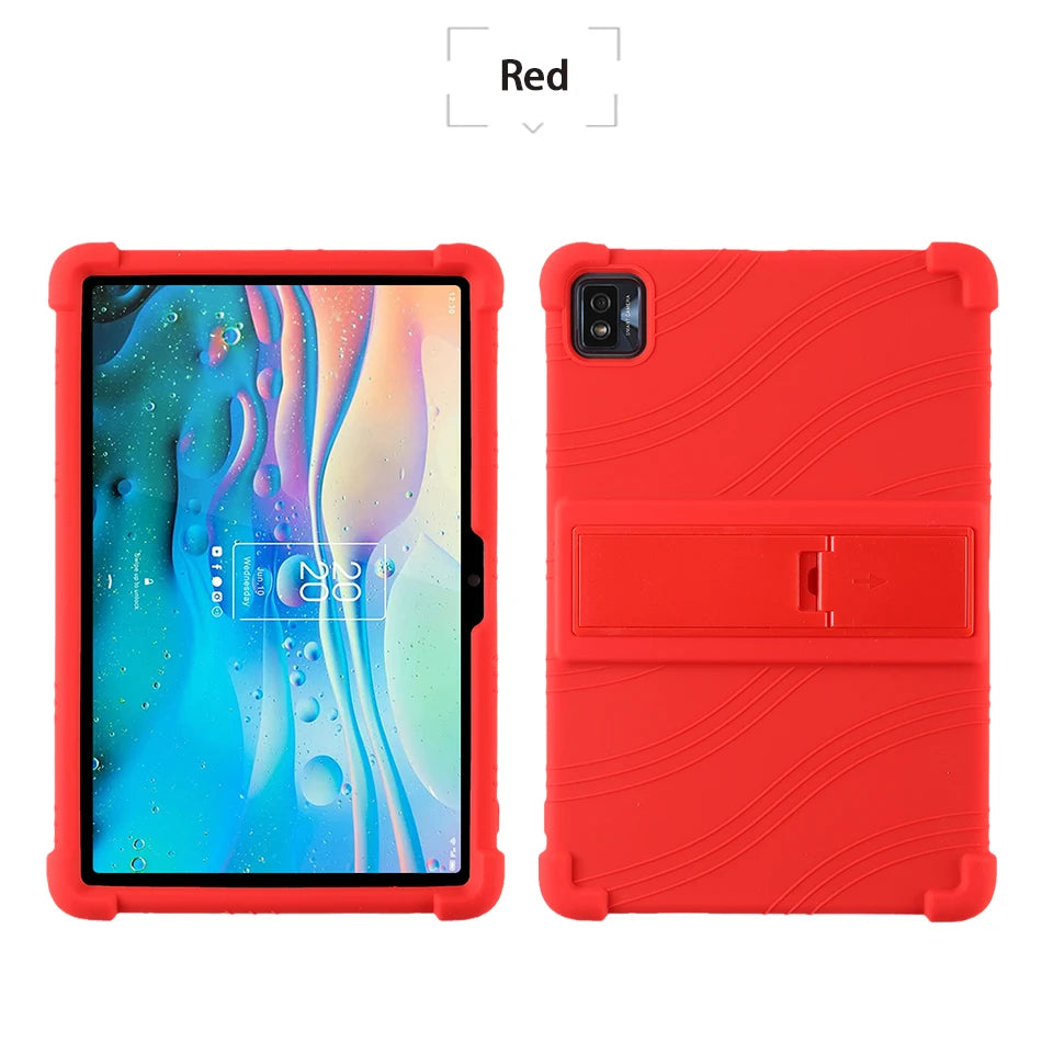 Funda Silicona para TCL Tab 10 5G / Tab 10S 10.1" — Con Soporte PC, Ideal para Niños (9080G/9081X/9183W)