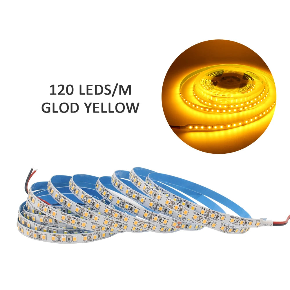 Tira LED 12V SMD 2835 - Luz Cálida para Decorar
