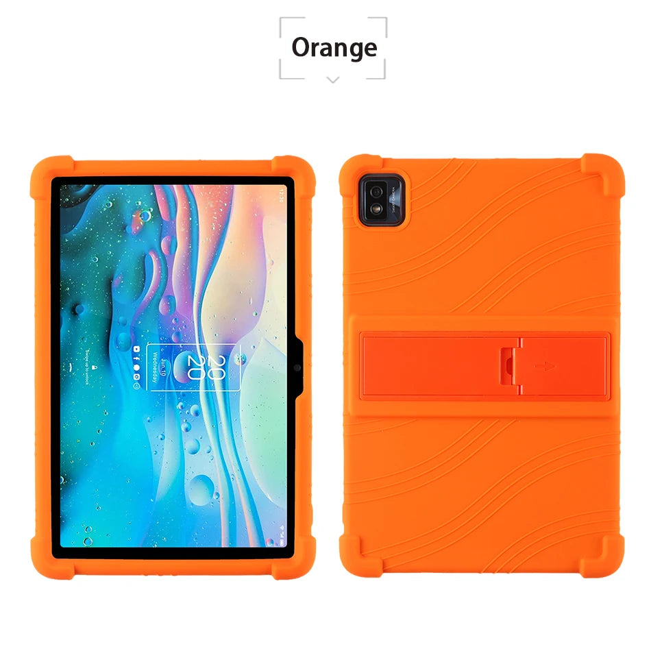 Funda Silicona para TCL Tab 10 5G / Tab 10S 10.1" — Con Soporte PC, Ideal para Niños (9080G/9081X/9183W)