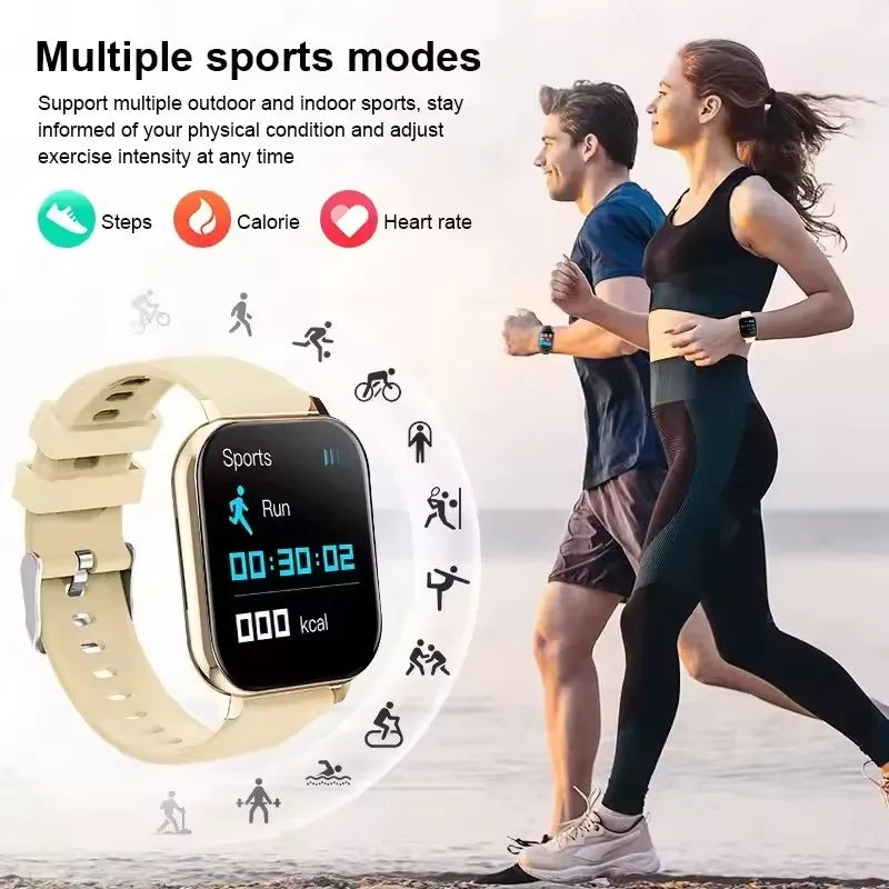 Smartwatch Pantalla Táctil 2.01" con Llamadas Bluetooth – Compatible con iPhone y Android