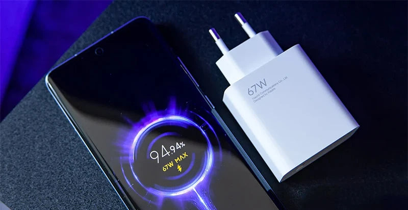 Cargador Rápido USB-C 67W Compatible con Xiaomi Redmi Note 12, 13, Poco F5 y Mi 14 – Carga Turbo
