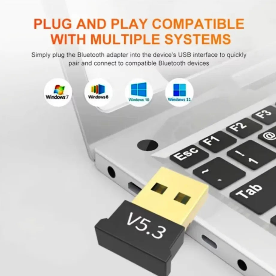 Adaptador USB Bluetooth 5.3 para PC y Notebook