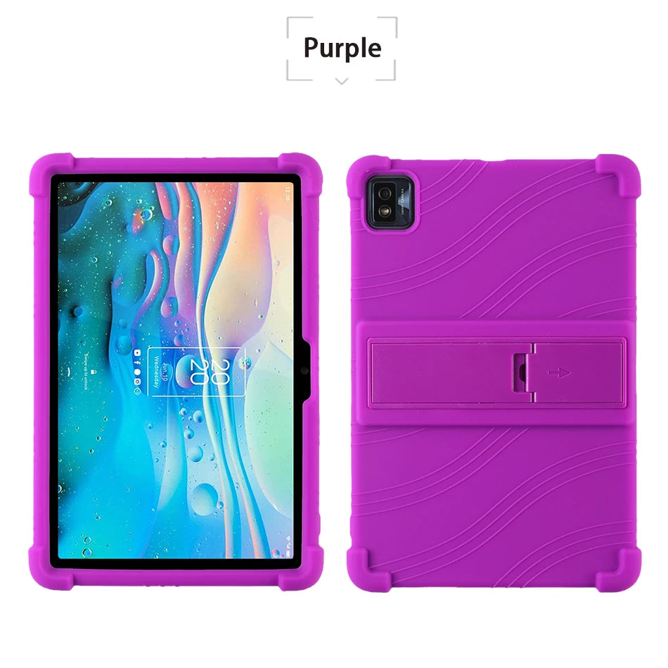 Funda Silicona para TCL Tab 10 5G / Tab 10S 10.1" — Con Soporte PC, Ideal para Niños (9080G/9081X/9183W)