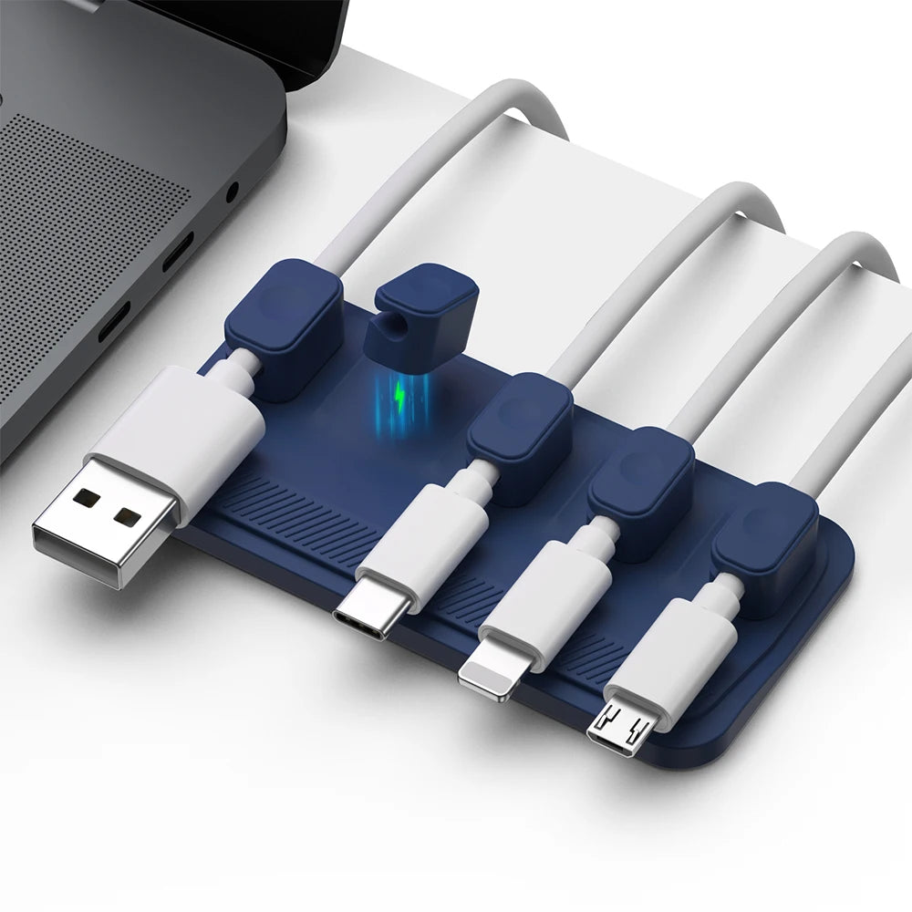 Organizador Magnético de Cables - 4 en 1