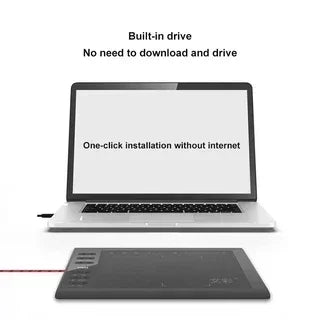 Tableta Digital Portátil 10*6 Pulgadas con Presión para Dibujo y Diseño Gráfico