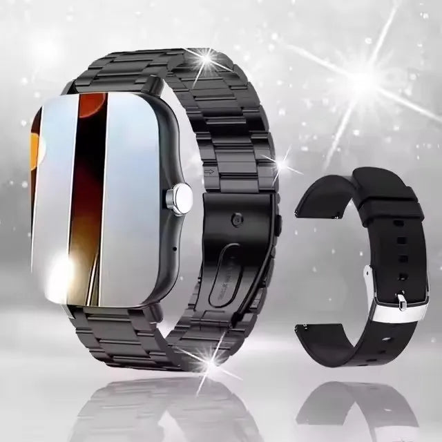 Smartwatch Pantalla Táctil 2.01" con Llamadas Bluetooth – Compatible con iPhone y Android
