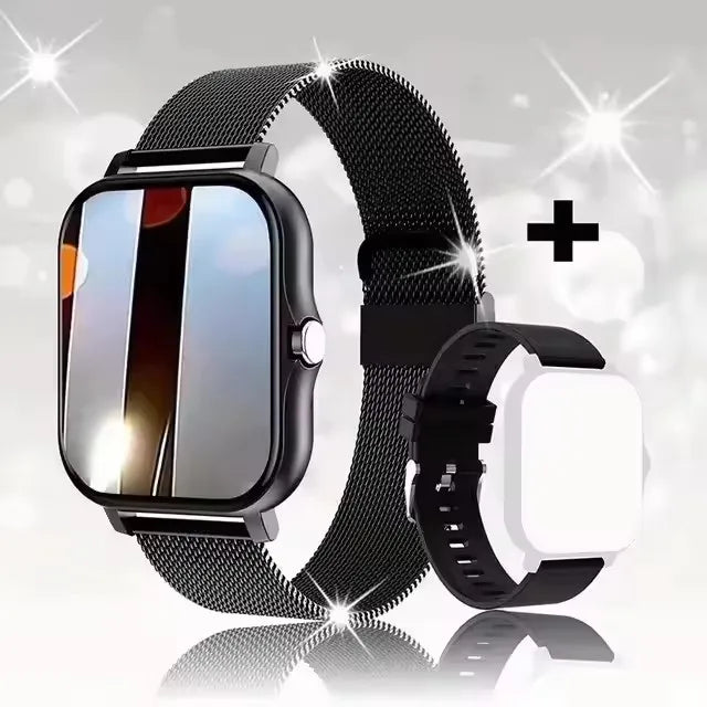 Smartwatch Pantalla Táctil 2.01" con Llamadas Bluetooth – Compatible con iPhone y Android