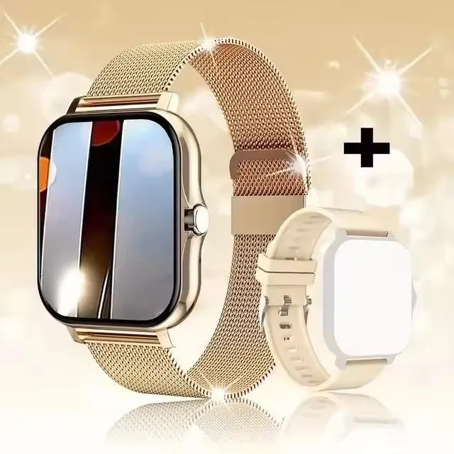 Smartwatch Pantalla Táctil 2.01" con Llamadas Bluetooth – Compatible con iPhone y Android
