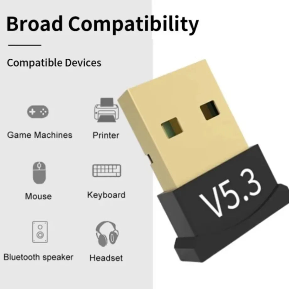 Adaptador USB Bluetooth 5.3 para PC y Notebook