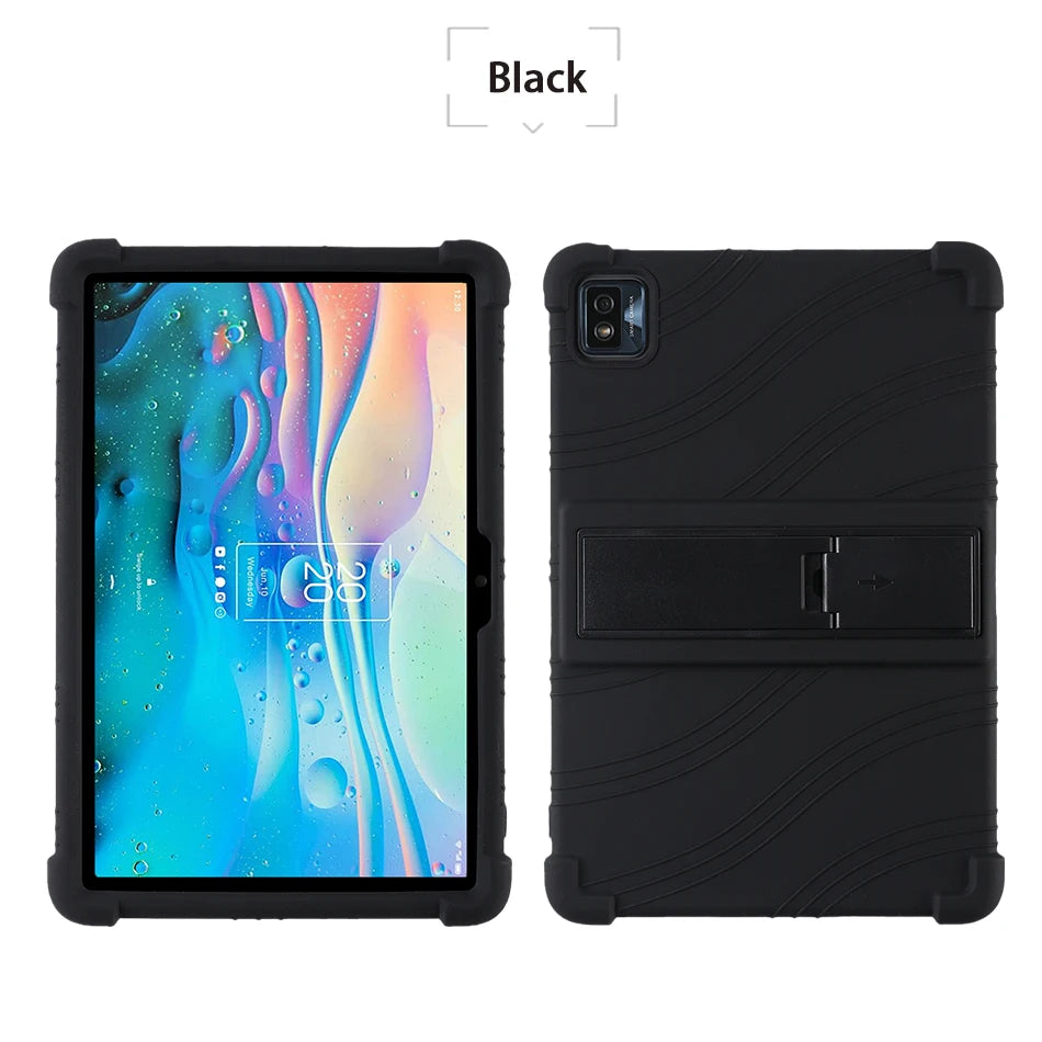 Funda Silicona para TCL Tab 10 5G / Tab 10S 10.1" — Con Soporte PC, Ideal para Niños (9080G/9081X/9183W)