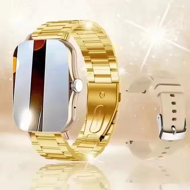 Smartwatch Pantalla Táctil 2.01" con Llamadas Bluetooth – Compatible con iPhone y Android