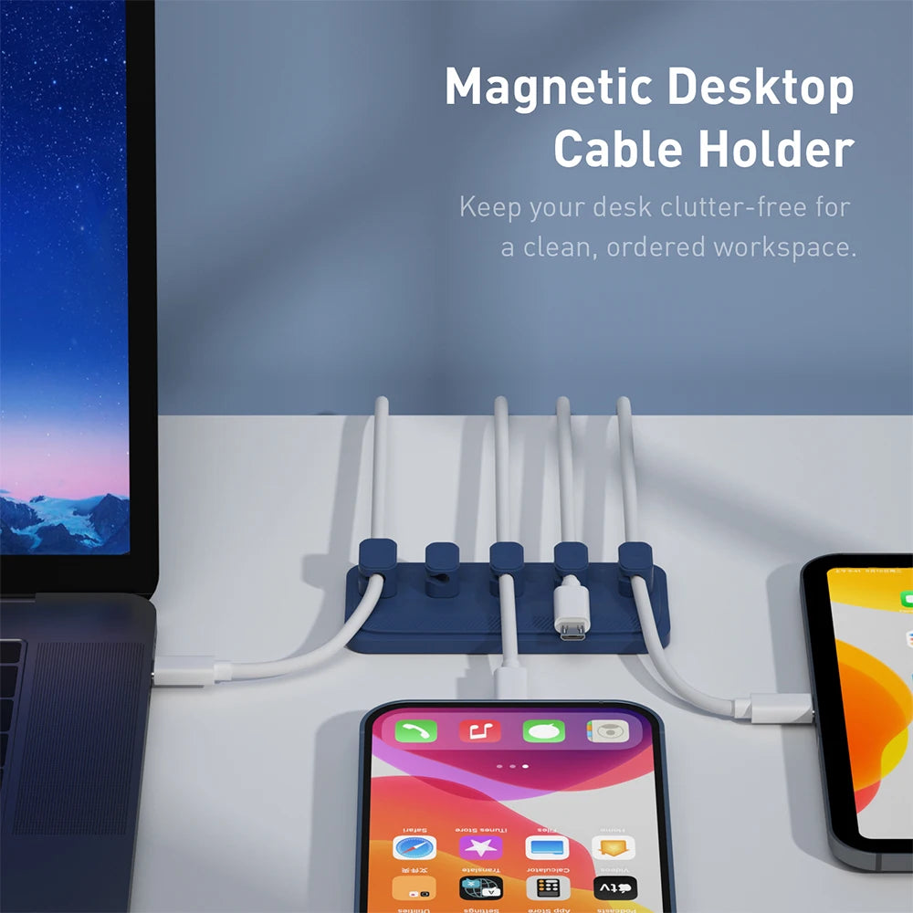 Organizador Magnético de Cables - 4 en 1