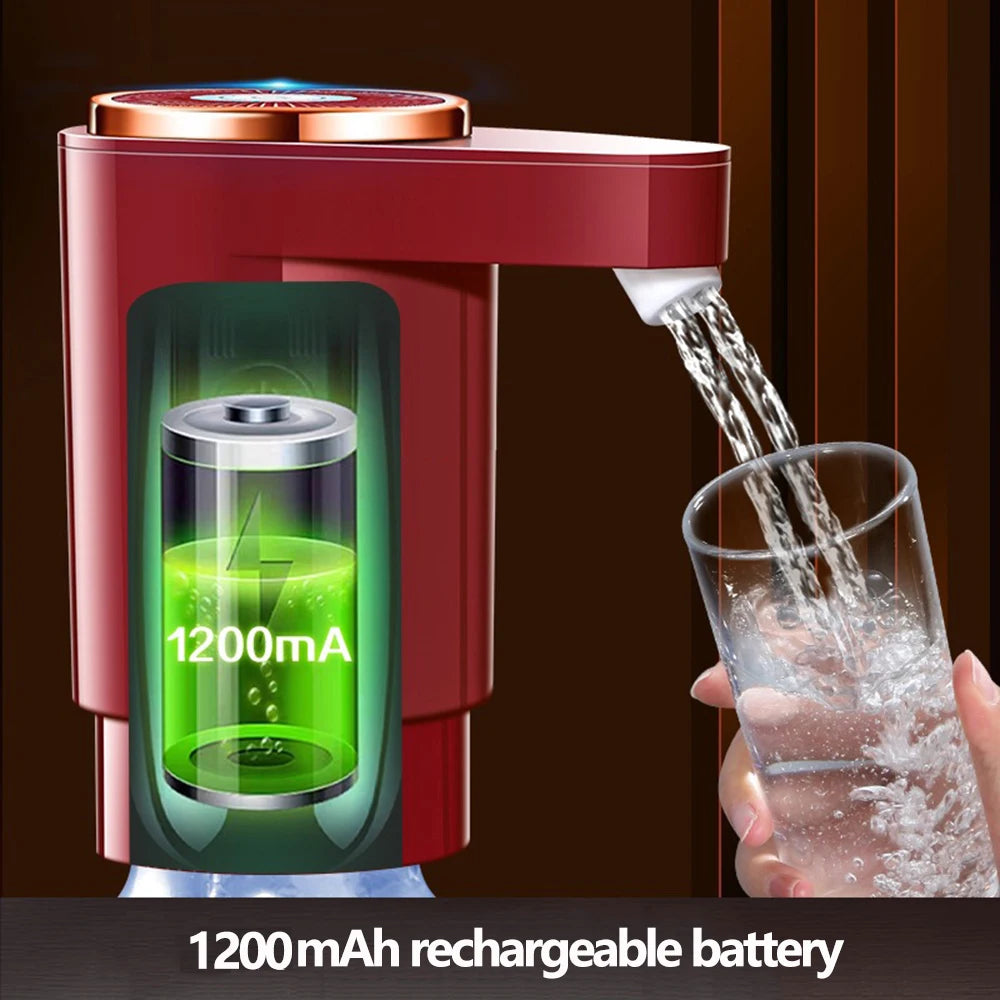 🔥 HIDRATACIÓN SIN ESFUERZO 🔥 Dispensador de Agua Eléctrico USB con 2 Salidas - Portátil y Recargable