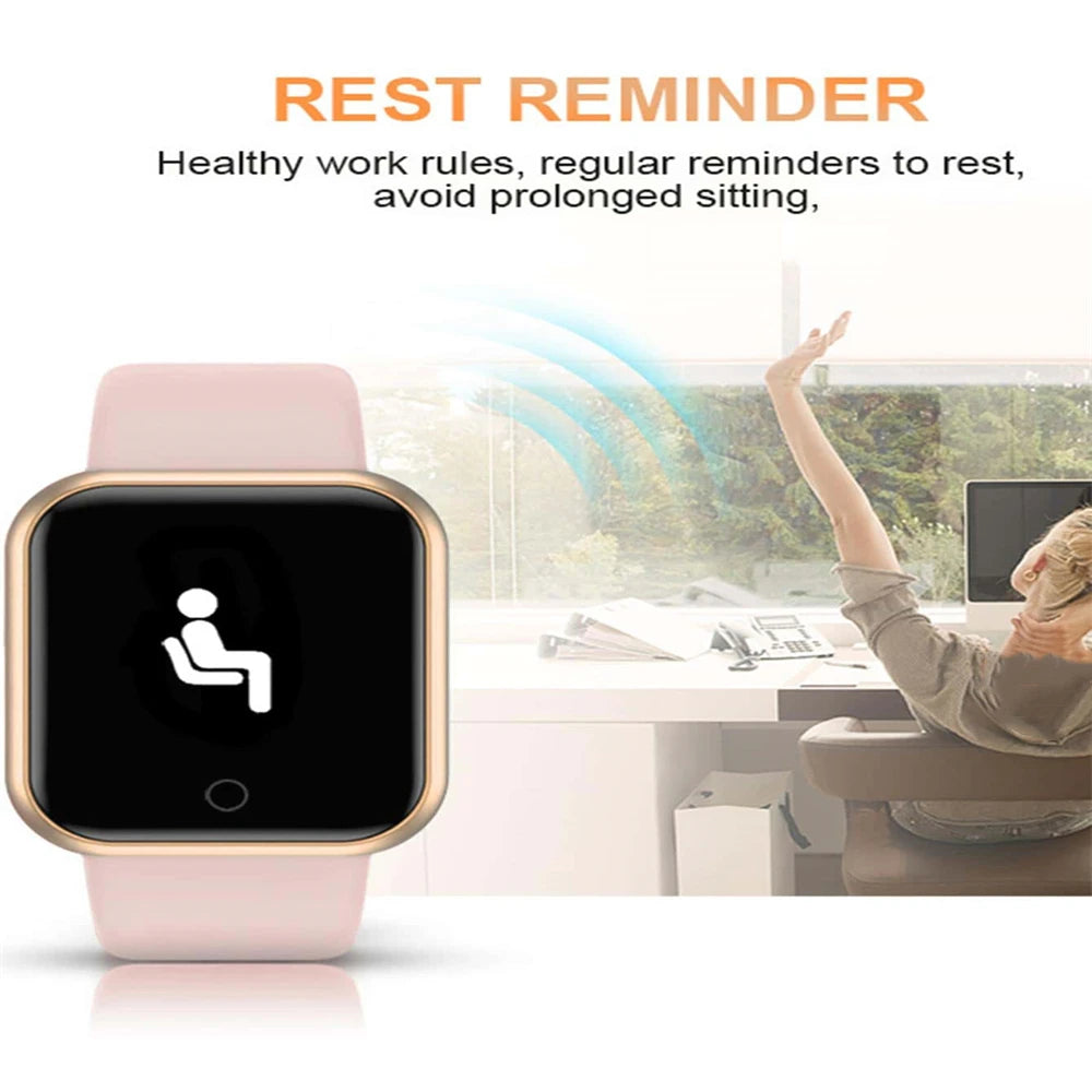 Smartwatch Deportivo Bluetooth para Hombre y Mujer – Monitor de Ritmo Cardíaco, Sueño y Fitness