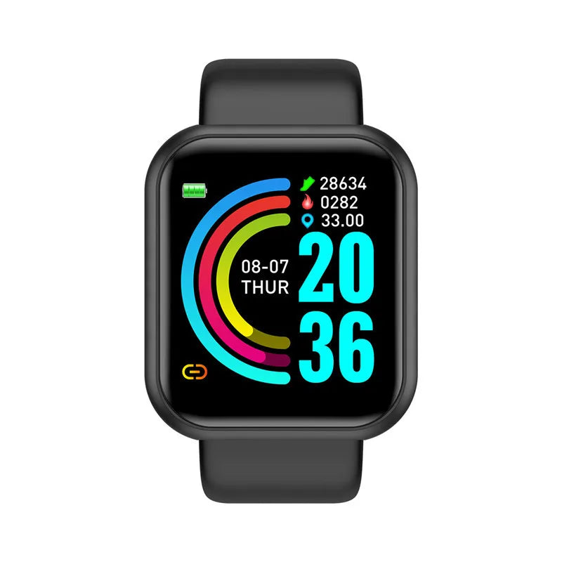 Smartwatch Deportivo Bluetooth para Hombre y Mujer – Monitor de Ritmo Cardíaco, Sueño y Fitness