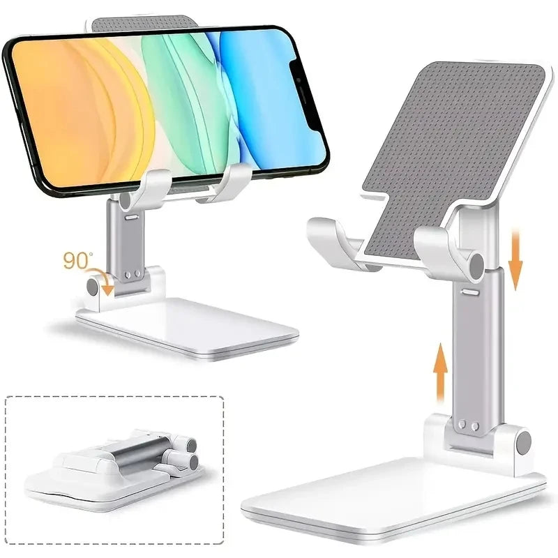 Soporte Regulable para Celular y Tablet - Aluminio Plegable Universal