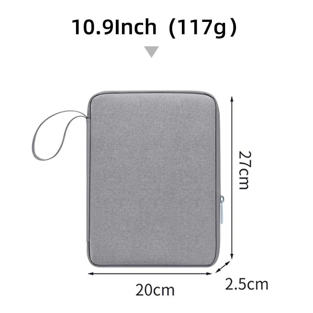 Funda Bolso para Tablet 9-13 Pulgadas — Compatible con iPad Air, iPad Pro, Funda Protectora de Viaje