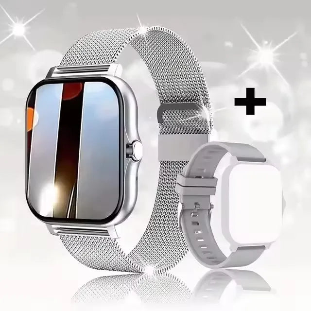 Smartwatch Pantalla Táctil 2.01" con Llamadas Bluetooth – Compatible con iPhone y Android